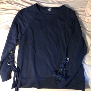 Navy sweatshirt